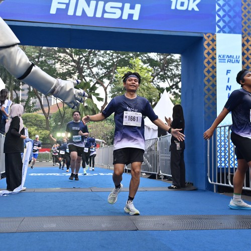 Race photo from KEMLU RUN 2026