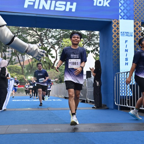 Race photo from KEMLU RUN 2026