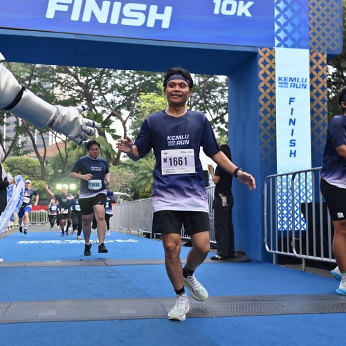 Race photo from KEMLU RUN 2026