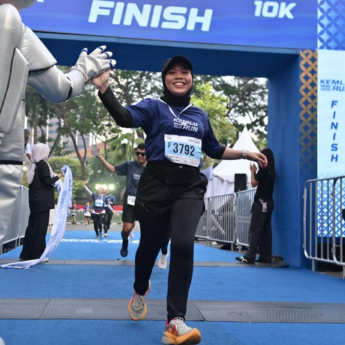 Race photo from KEMLU RUN 2026