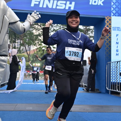 Race photo from KEMLU RUN 2026