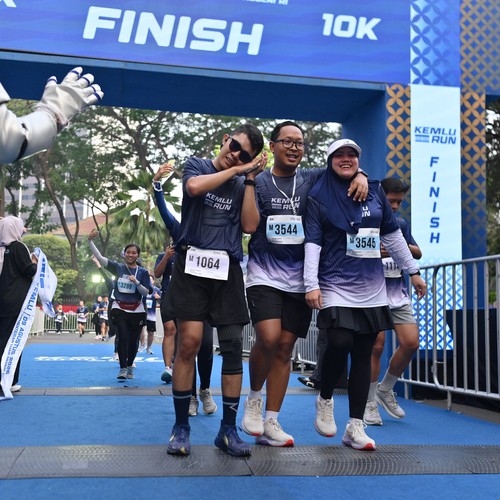 Race photo from KEMLU RUN 2026