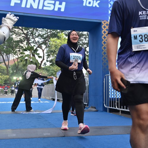 Race photo from KEMLU RUN 2026