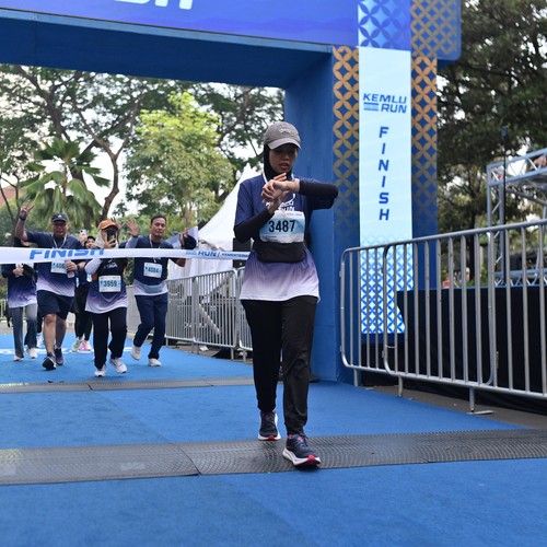 Race photo from KEMLU RUN 2026