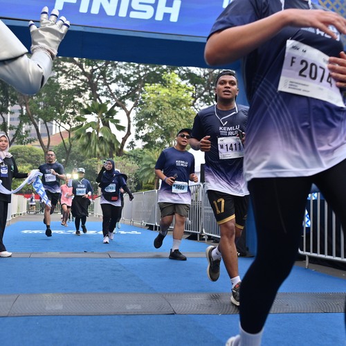Race photo from KEMLU RUN 2026