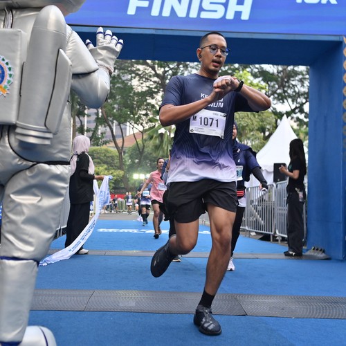 Race photo from KEMLU RUN 2026