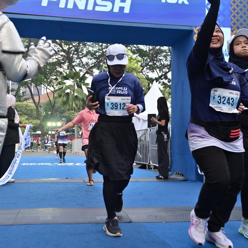 Race photo from KEMLU RUN 2026