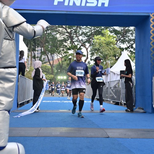 Race photo from KEMLU RUN 2026