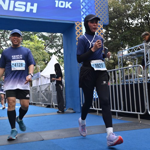 Race photo from KEMLU RUN 2026