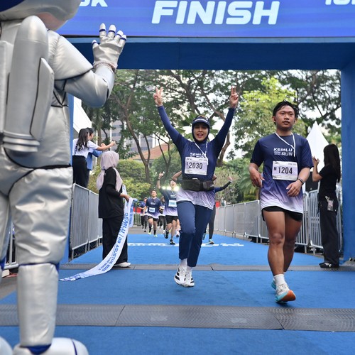 Race photo from KEMLU RUN 2026