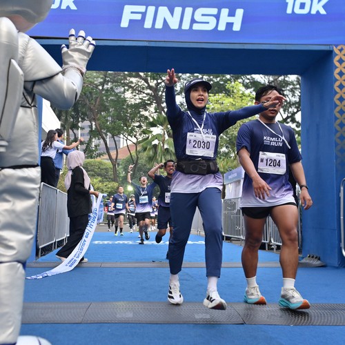 Race photo from KEMLU RUN 2026
