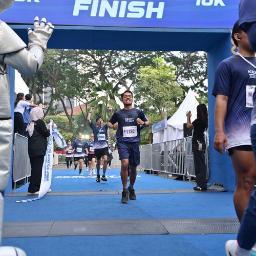Race photo from KEMLU RUN 2026