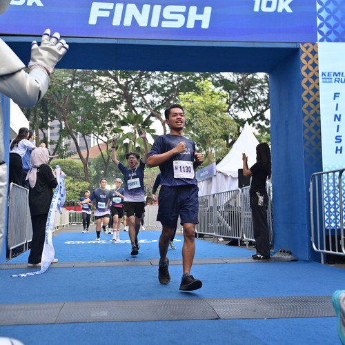 Race photo from KEMLU RUN 2026