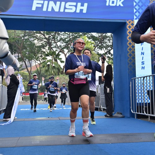 Race photo from KEMLU RUN 2026