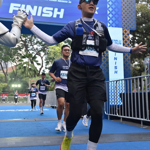 Race photo from KEMLU RUN 2026