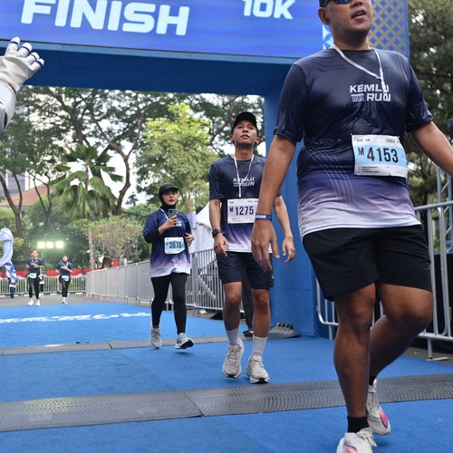 Race photo from KEMLU RUN 2026