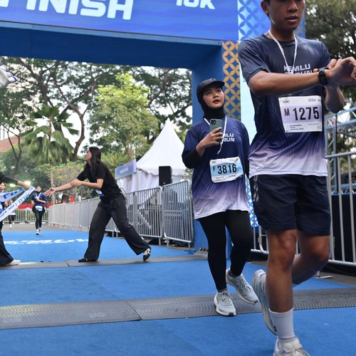 Race photo from KEMLU RUN 2026