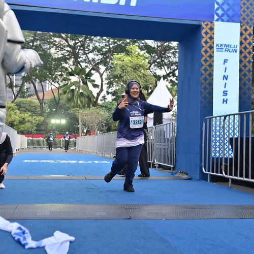Race photo from KEMLU RUN 2026