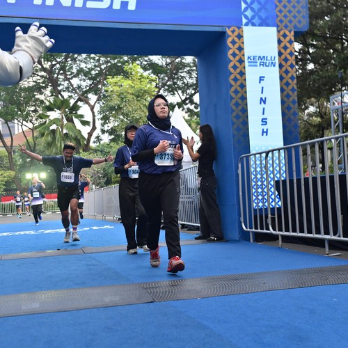 Race photo from KEMLU RUN 2026
