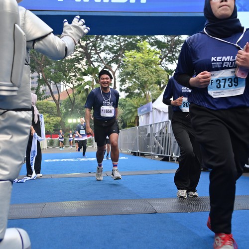 Race photo from KEMLU RUN 2026