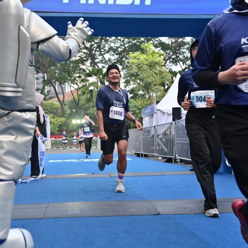 Race photo from KEMLU RUN 2026