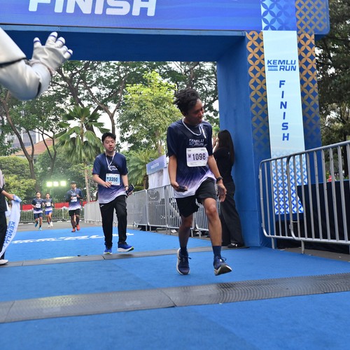 Race photo from KEMLU RUN 2026