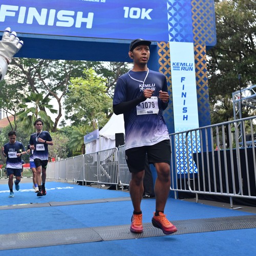 Race photo from KEMLU RUN 2026