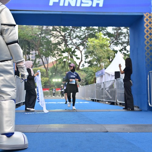 Race photo from KEMLU RUN 2026
