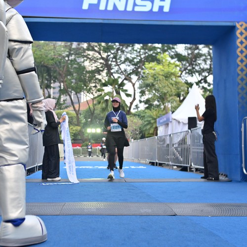 Race photo from KEMLU RUN 2026