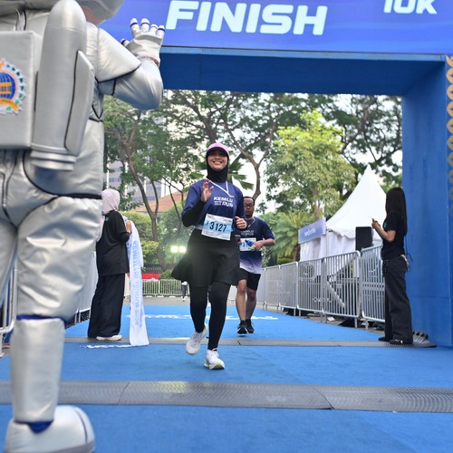 Race photo from KEMLU RUN 2026