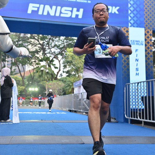 Race photo from KEMLU RUN 2026