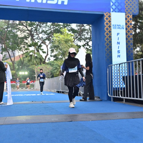 Race photo from KEMLU RUN 2026