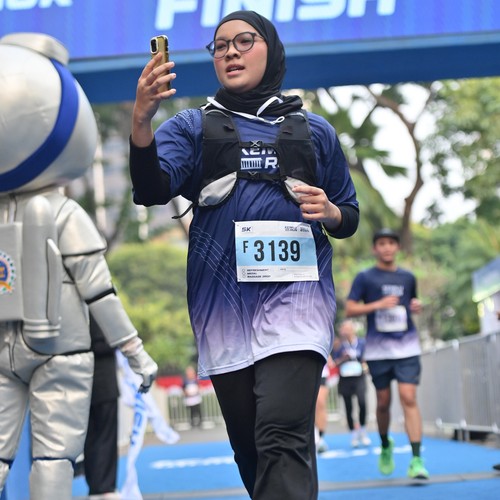 Race photo from KEMLU RUN 2026