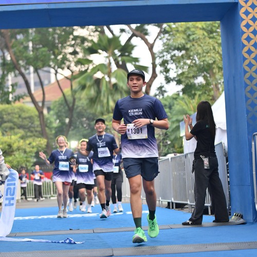 Race photo from KEMLU RUN 2026