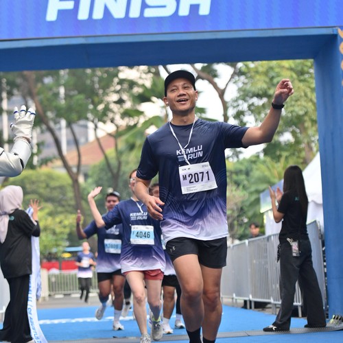 Race photo from KEMLU RUN 2026