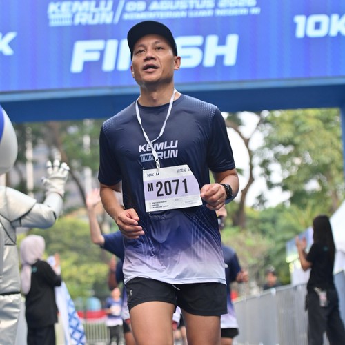 Race photo from KEMLU RUN 2026