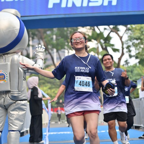Race photo from KEMLU RUN 2026