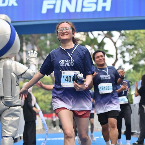 Race photo from KEMLU RUN 2026