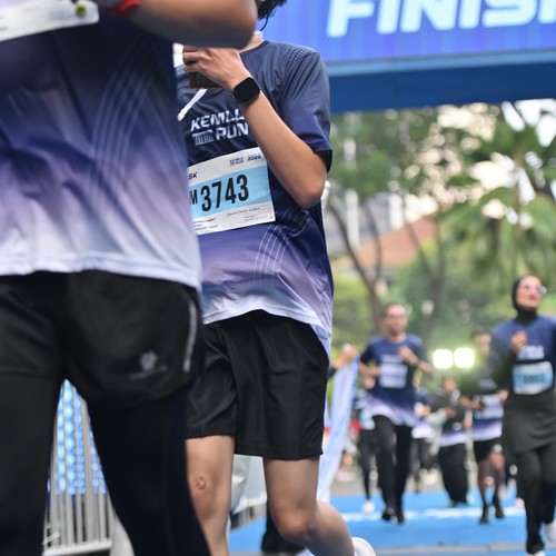 Race photo from KEMLU RUN 2026