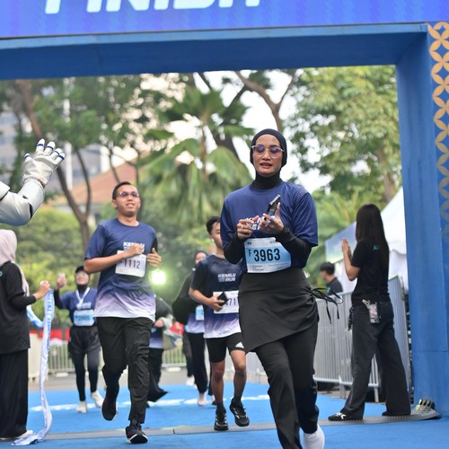 Race photo from KEMLU RUN 2026