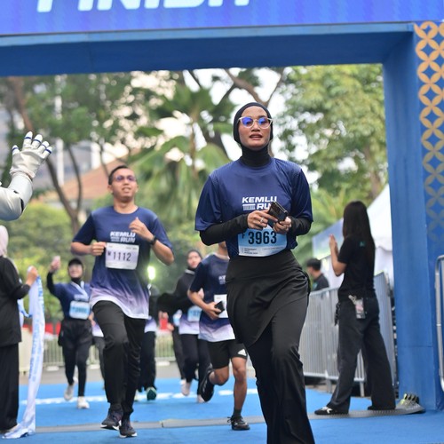 Race photo from KEMLU RUN 2026