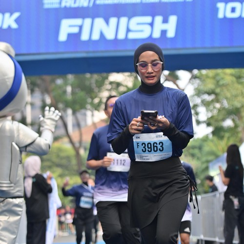 Race photo from KEMLU RUN 2026