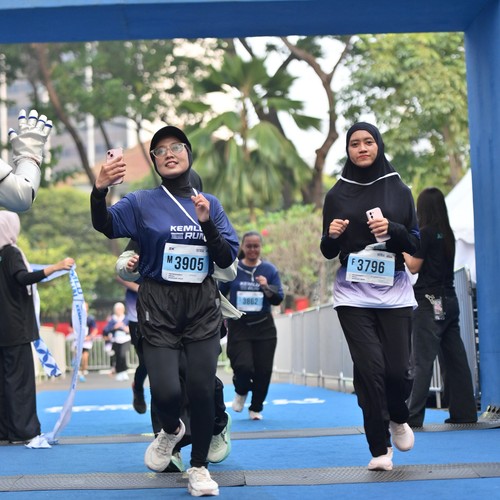Race photo from KEMLU RUN 2026