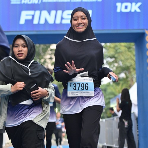 Race photo from KEMLU RUN 2026