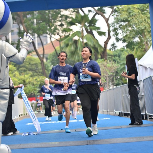 Race photo from KEMLU RUN 2026