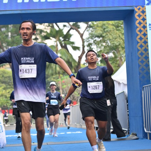 Race photo from KEMLU RUN 2026