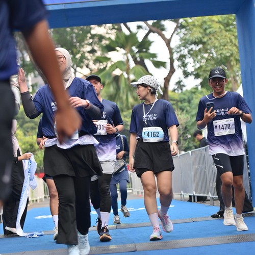 Race photo from KEMLU RUN 2026