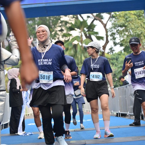 Race photo from KEMLU RUN 2026