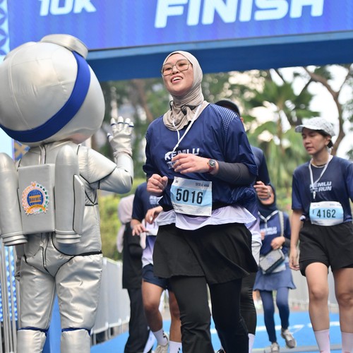 Race photo from KEMLU RUN 2026