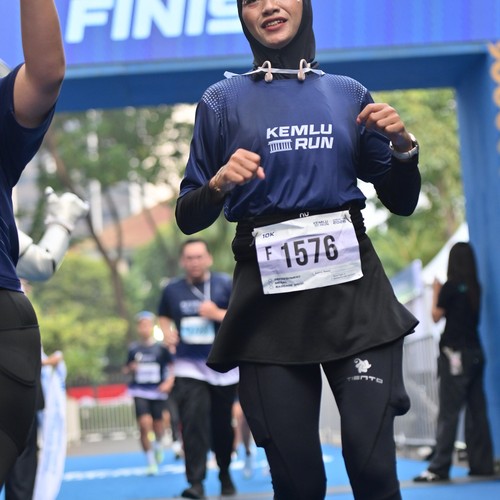 Race photo from KEMLU RUN 2026